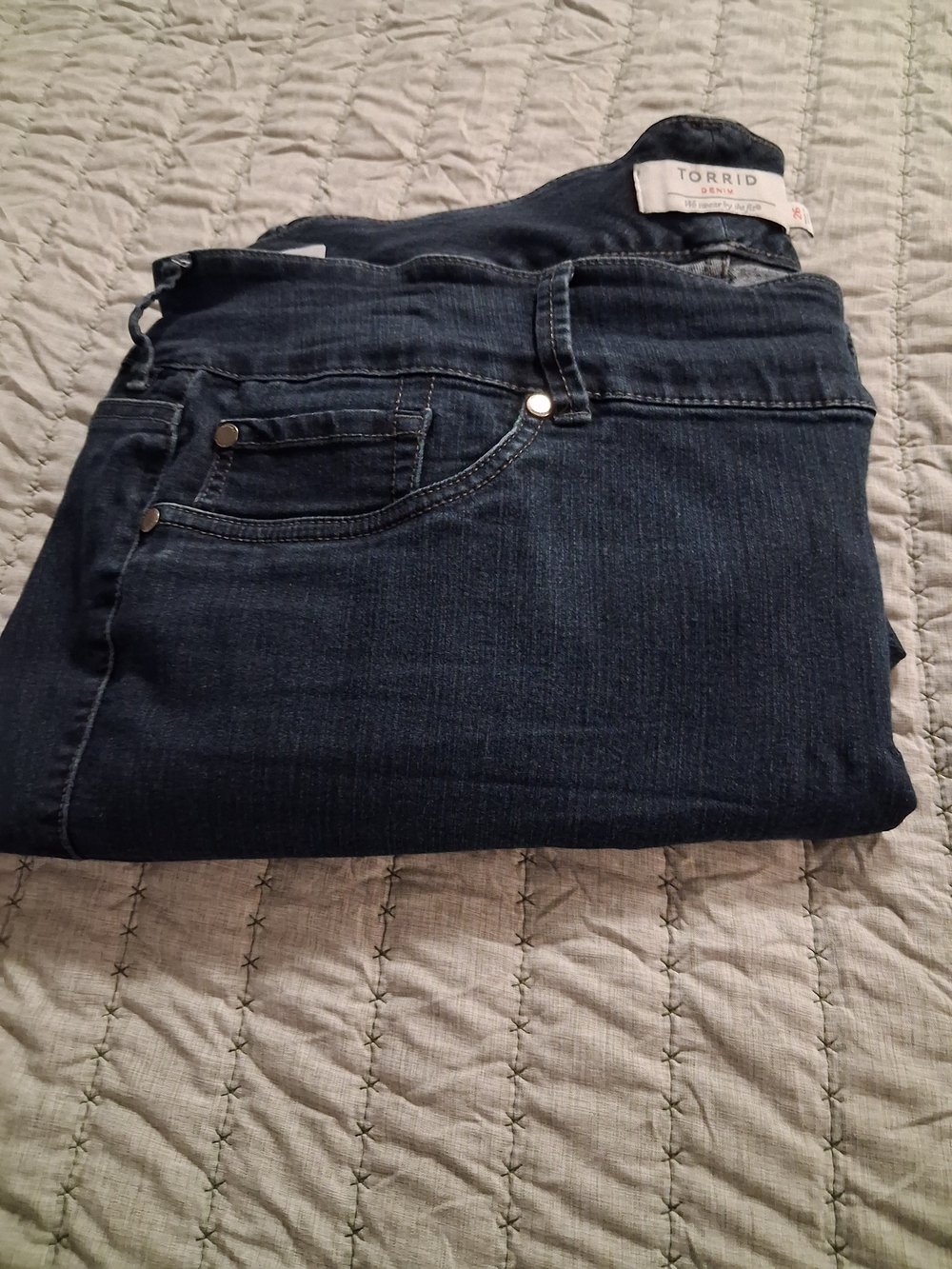Torrid Women's Dark Blue Stretch Jeans
